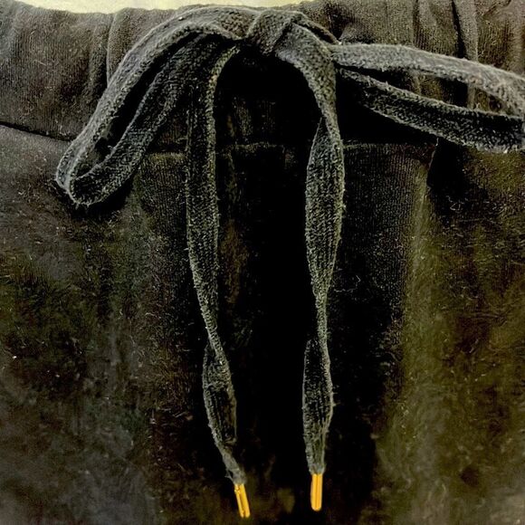 Dance & Marvel Black Leisure Pants w/ Gold Accent Drawstring and Pockets- Medium - Picture 4 of 5